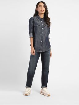 Levi's - Womens Solid Collar Shirt