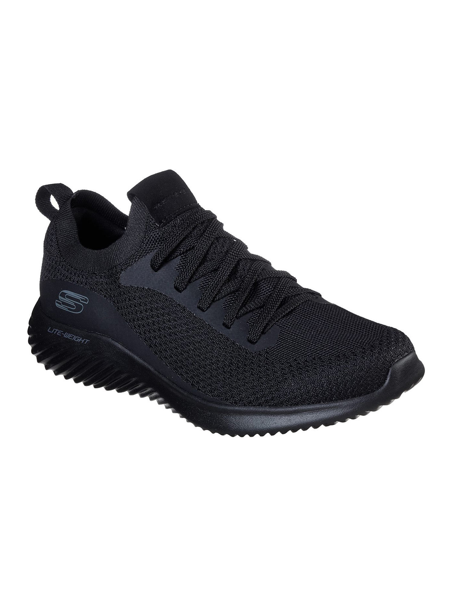 skechers bounder mirkle textured lace up shoes