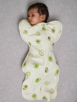 Cocoon Care - Bamboo Cotton Printed Single Sleeping Bag for Baby Cream