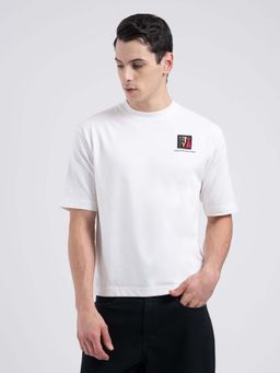 Red Tape - Men White Printed T-Shirt