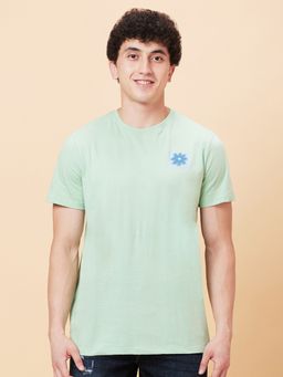 Being Human - Mens Green Foam Crew Neck T-Shirt