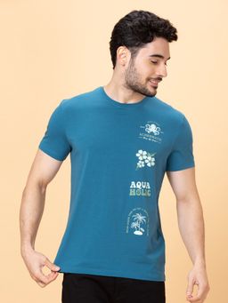 Being Human - Mens Deep Ocean Crew Neck T-Shirt