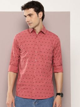 DILLINGER - Mens Pink Printed Shirt