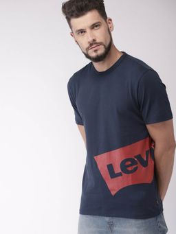 Levi's - Men Navy Blue Regular T-shirt