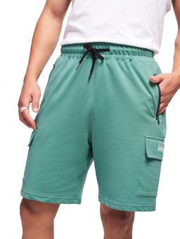 The Souled Store - Tss Originals Sage Green Utility Shorts For Men