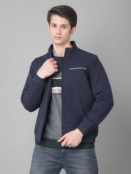 CRIMSOUNE CLUB - Men's Navy Blue Sporty Jacket