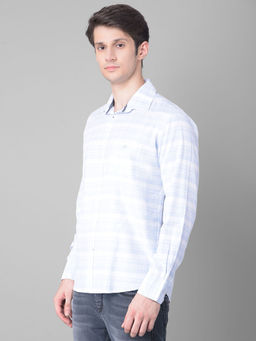 CRIMSOUNE CLUB - Men's Blue Striped Shirt
