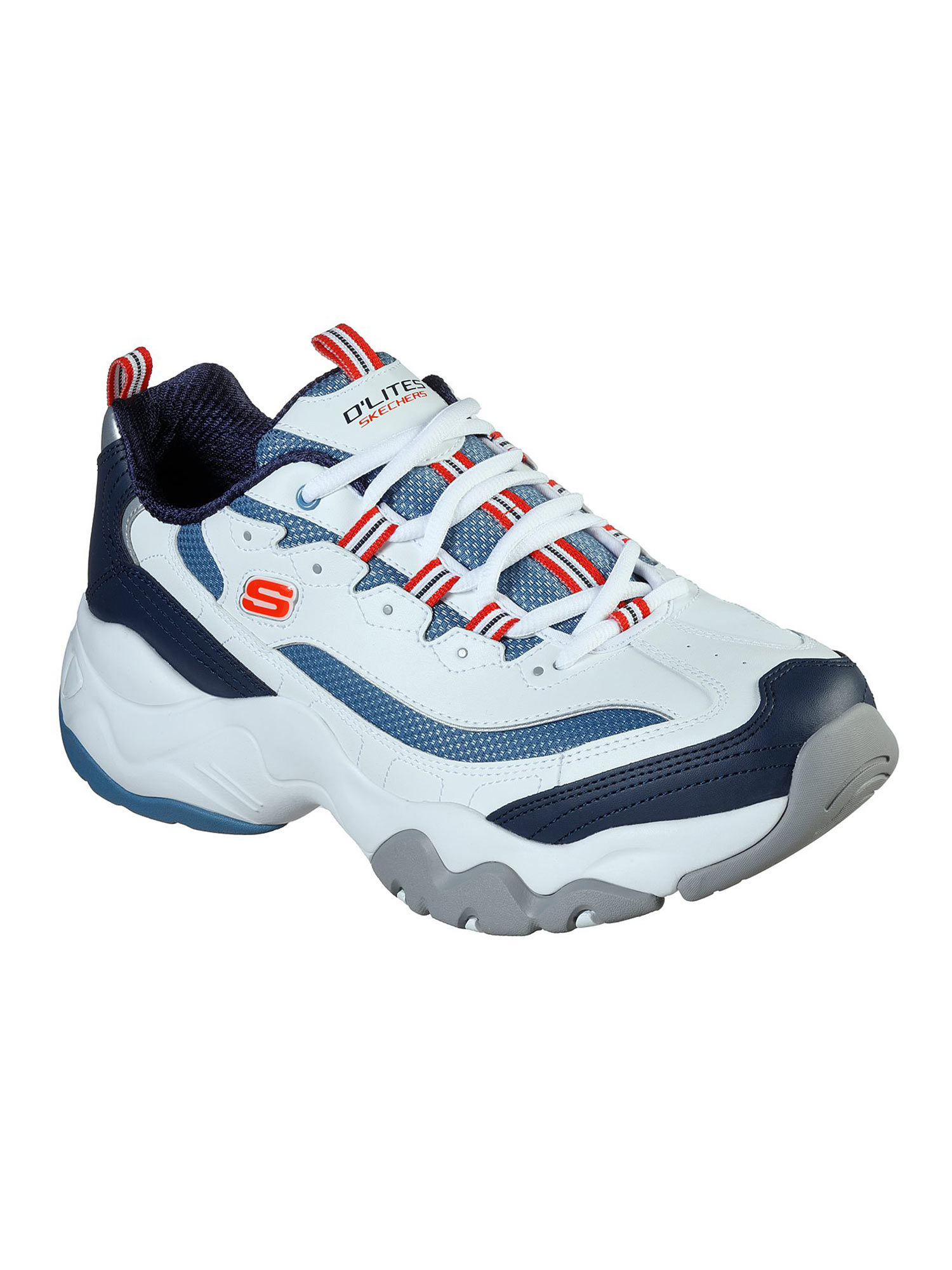 Skechers Sneakers Buy Skechers D Lites 3 Merriton White Sneakers Online Nykaa Fashion
