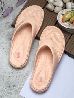 SOLETHREADS - Ortho Elite Pink Solid Women Flipflops