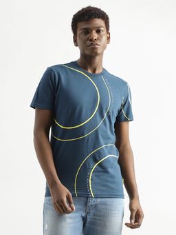 United Colors of Benetton - Men Printed Crew Neck T-Shirt