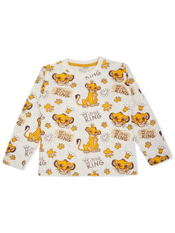 Bodycare - Mickey and Friends Boys White Round Neck Regular Fit T-Shirt