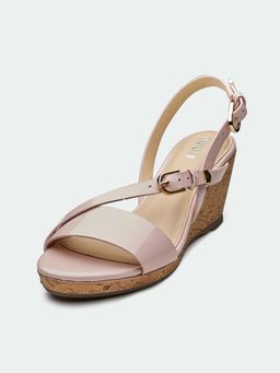 Oroh - Dundee Pink Wedge Heel Sandals