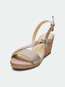 Oroh - Dundee Bronze Wedge Heel Sandals