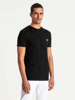 Antony Morato - Super Slim Fit In Stretch Cotton Fabric Black T-shirt