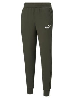 Puma - Ess Logo Men's Green Sweatpants