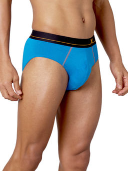 Frenchie - X - Drip Men Tencel Micro Modal Elastane Stretchable Royal Blue Briefs