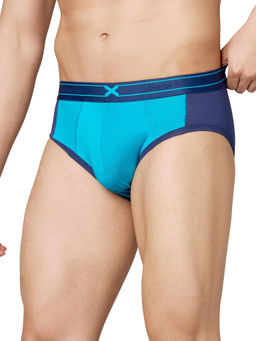 Frenchie - X - Groove Men Active Fresh Tencel Micro Modal Elastane Blue Briefs