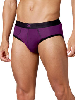 Frenchie - X - Hype Men Tencel Micro Modal Elastane Purple Briefs