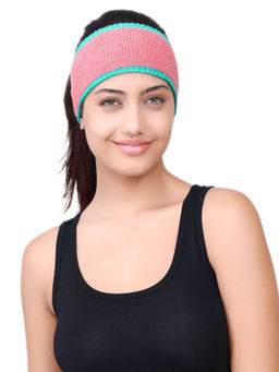 Bharatasya - Pink Running Gym Yoga Cotton Headband