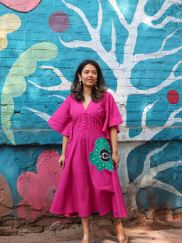 Babhru - Blushing Ginger Dress