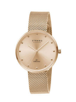 Strand by Obaku - Calista Roses Rose Gold Dial Quartz Watch For Women (S700LXVVMV-DC)