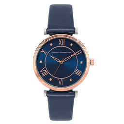French Connection - Blue Analog Round Dial Mirage Watch For Women FCP32UL