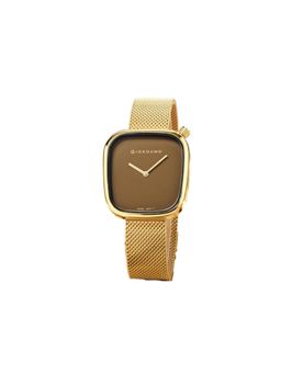 Giordano - Women Stylish Metal Strap Brown Analog Watch - GD-60006 (M)