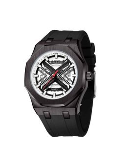 Giordano - Men Skeleton-Style Dial White Analog Watch - GZ-50185 (M)