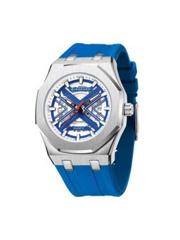 Giordano - Men Skeleton-Style Dial Blue Analog Watch - GZ-50185 (M)