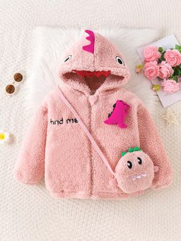 Hopscotch - Dinosaur Applique Jacket with Handbag