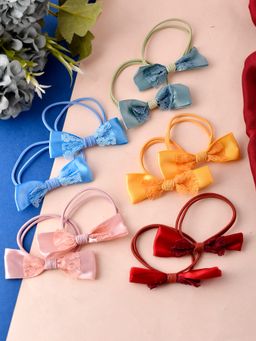 Silvermerc Designs - Bow Ponytail Holder (Set of 10)
