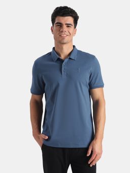 Jockey - 3912 Men Super Combed Cotton Rich Solid Half Sleeve Polo T-Shirt-Ensign Blue