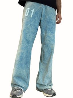 LUMIERES - Washed Sky Joggers