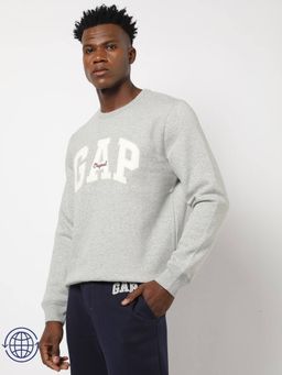 GAP - Men Logo Crew Neck Sweatshirt