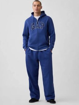GAP - Men Typography Embroidered Relaxed Fit Jacket - Blue