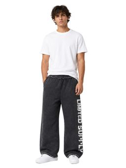 LUMIERES - Smoked Reverse Waistband Joggers