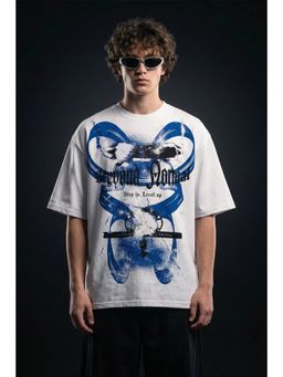 VEIRDO - Men's Beyond Normal White Graphic Printed Exclusive T-Shirt