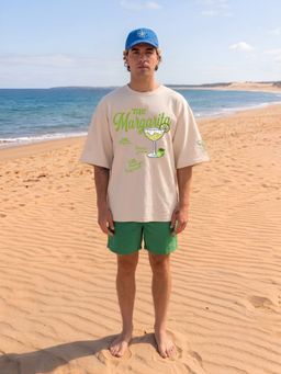PRONK - The Margarita Men Graphic Printed Oversized T-Shirt