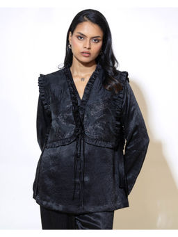 Amoh - Black Nina Shirt with Jacket