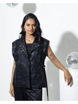 Amoh - Black Noira Bustier with Jacket