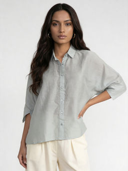 The Rune Studio - Ocean Solid Shirt