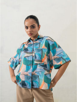 The Rune Studio - Muted Chaos Printed Shirt