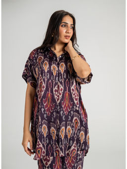The Rune Studio - Moonlight Ikat Printed Tunic
