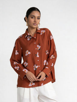The Rune Studio - Amber Bloom Floral Print Shirt