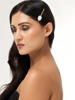 White Lies - Golden Pearl Pin