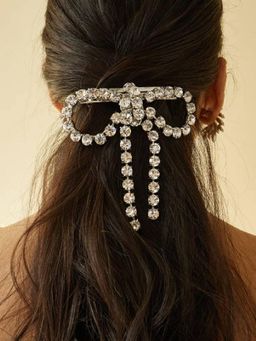White Lies - Crystal Crush Bow Hair Clip