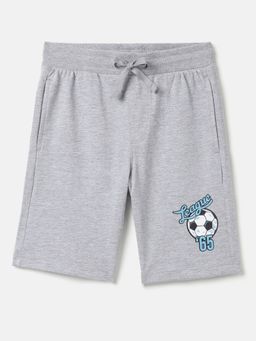 United Colors of Benetton - Grey Polycotton Solid Shorts