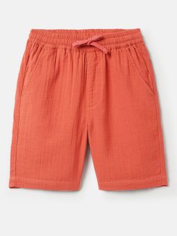 United Colors of Benetton - Rust Pure Cotton Solid Shorts