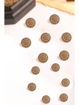 Cosa Nostraa - Serene Lotus Buttons (Pack of 13)