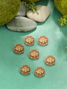 Cosa Nostraa - Enchanted Lotus Buttons (Pack of 7)